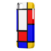 Klassieke Mondrian Case-Mate iPhone Case (Achterkant Links)