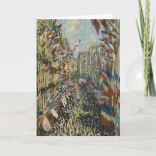 Klassieke Monet Franse Vlag Straatkunst Parijs Kaart