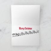 Klassieke monetkunst feestdagen kaart (Binnen)