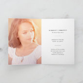 Klassieke monogram alfabet M Eenvoudige foto Afstu (Binnen)