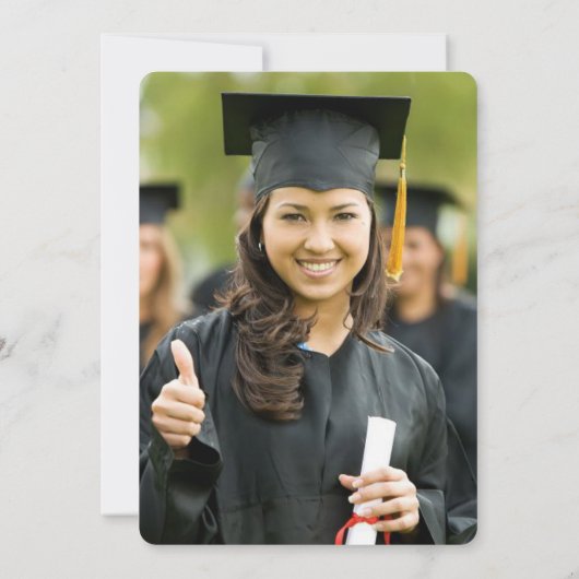 Klassieke monogram Alfabet V Fotogradatie Partij Kaart (Achterkant)