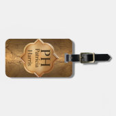 Klassieke monogram bagagelabel (Voorkant horizontaal)