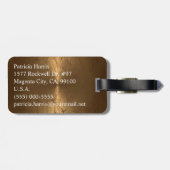 Klassieke monogram bagagelabel (Achterkant horizontaal)