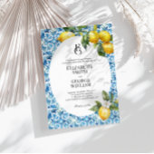 Klassieke Monogram Citroen Blauw Mediterraan Bruil Kaart