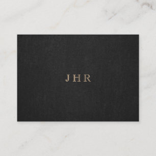 Klassieke Monogram donkerbruin Professional Visitekaartje