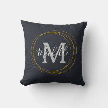 Klassieke monogram donkergrijze gouden ringen