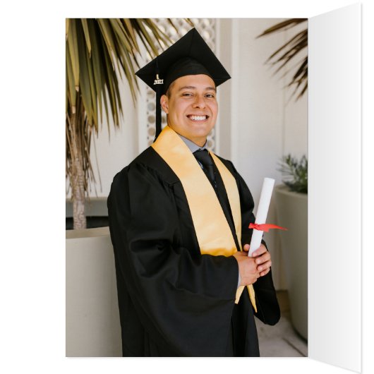 Klassieke monogram H Gradupverpakking Foto bedankt (Binnen (Links))