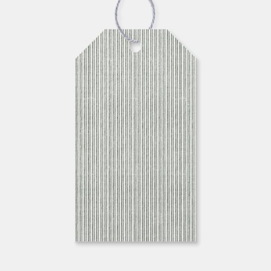 Klassieke Monogram Krans Crest Cadeaulabel (Achterkant)