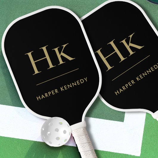 Klassieke monogram pickleball paddle