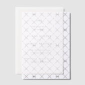 Klassieke Monogram Trouw Save the Date Vellum Uitnodigingen (Offset (Uitnodiging))