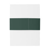Klassieke Monogram Trouw Uitnodigingen Wikkel (Achterkant Voorbeeld)