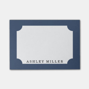 Klassieke monogram zeemlek post-it® notes