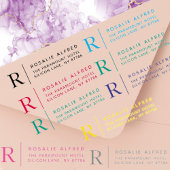 Klassieke Monogram Zelfinkt Retouradresstempel Zelfinktende Stempel