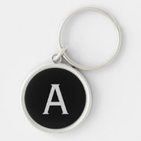 Klassieke Monogrammed Sleutelhanger Gift