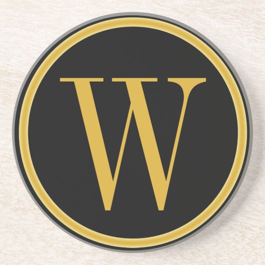 Klassieke monogrammen Onderzetter (Voorkant)