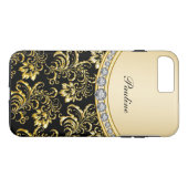 Klassieke monogramstijl Case-Mate iPhone case (Achterkant (Horizontaal))