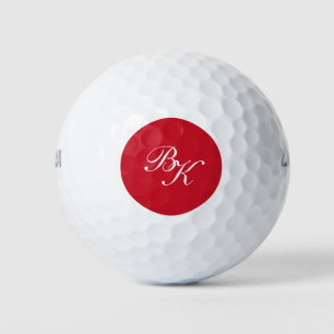 Klassieke monogramstijl golfballen