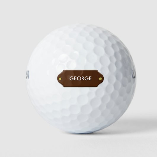 Klassieke monogramstijl golfballen (Voorkant)