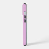 Klassieke mooie MONOGRAAM MET LILA BLOEMEN iPhone 15 Case (Linkerkant)