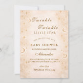 Klassieke Moonlight Baby Shower Kaart (Voorkant)