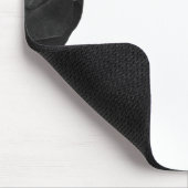 Klassieke Morse Code frase in zwart-wit Muismat (Hoek)