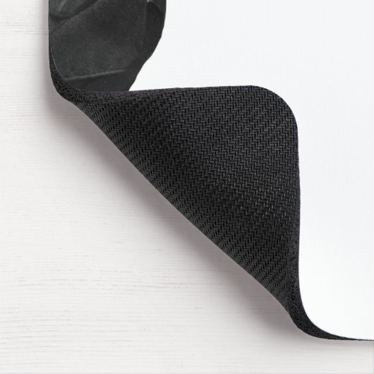 Klassieke Morse Code frase in zwart-wit Muismat (Hoek)