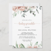 Klassieke mosterd roze roze Baby sprinkhals Kaart (Voorkant)