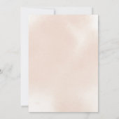 Klassieke mosterd roze roze Baby sprinkhals Kaart (Achterkant)