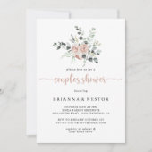 Klassieke mosterd roze roze stellentjes kaart (Voorkant)