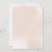 Klassieke mosterd roze roze stellentjes kaart (Achterkant)