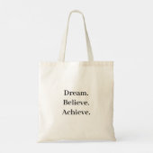 Klassieke Motiverende Tote Bag (Achterkant)