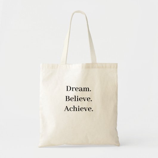 Klassieke Motiverende Tote Bag (Voorkant)