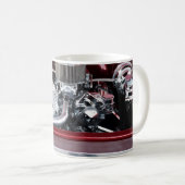 Klassieke motor koffiemok (Voorkant rechts)