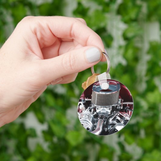 Klassieke motor sleutelhanger (Hand)