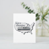 Klassieke motor uit Amerika Briefkaart (Staand voorkant)