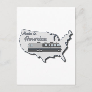 Klassieke motor uit Amerika Briefkaart