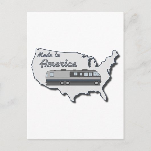 Klassieke motor uit Amerika Briefkaart (Voorkant)