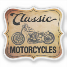 Klassieke motor vintage stijl