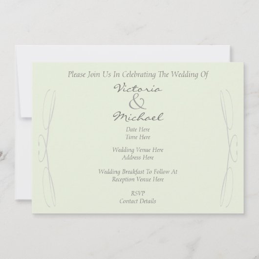 Klassieke motorbruiloft kaart (Achterkant)