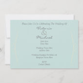 Klassieke motorbruiloft kaart (Achterkant)