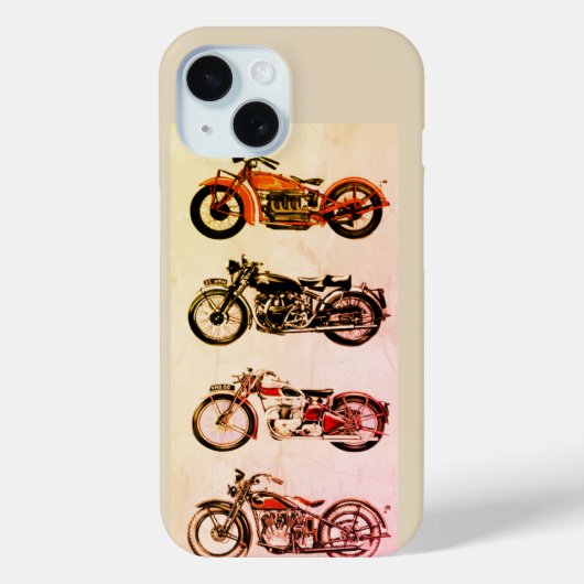 KLASSIEKE  MOTORCYCLI Case-Mate iPhone CASE (Achterkant)