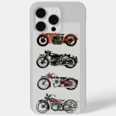 KLASSIEKE  MOTORCYCLI grijs Case-Mate iPhone Case (Achterkant)