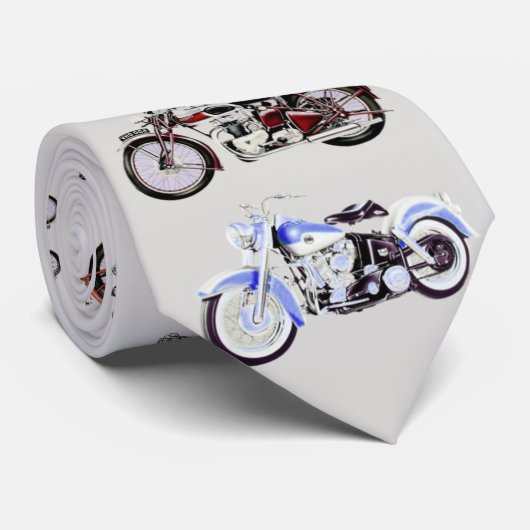 , KLASSIEKE MOTORCYCLI STROPDAS (Opgerold)