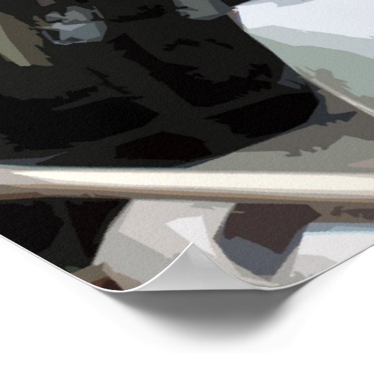 KLASSIEKE MOTORCYCLUS 9 POSTER (Hoek)