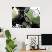 KLASSIEKE MOTORCYCLUS 9 POSTER (Thuiskantoor)