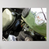 KLASSIEKE MOTORCYCLUS 9 POSTER (Voorkant)