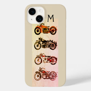 KLASSIEKE MOTORCYCLUS MONOGRAM Case-Mate iPhone CASE