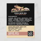 Klassieke Motorfiets, Auto Mechanic & Reparaties A Flyer (Voorkant)