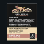 Klassieke Motorfiets, Auto Mechanic & Reparaties A Flyer<br><div class="desc">Classic Motorcycle,  Auto Mechanic & Reparaties Adverteren flyers door de Visitekaartje Store.</div>