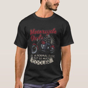 Klassieke Motorfiets Biker Motorfiets Dude Als een T-shirt